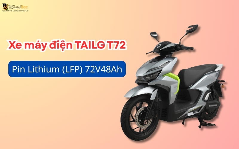 TAILG T72 được trang bị pin Lithium (LFP) 72V48Ah chính hãng