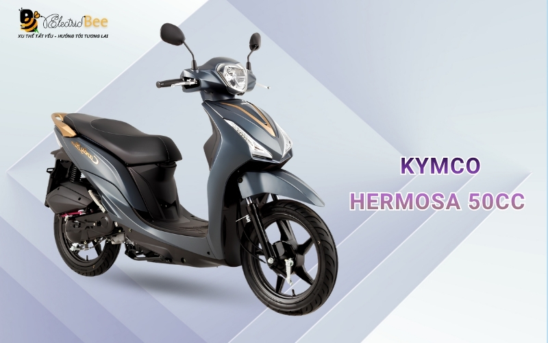 Xe ga Kymco Hermosa 50cc sỡ hữu hệ thống đèn LED hiện đại