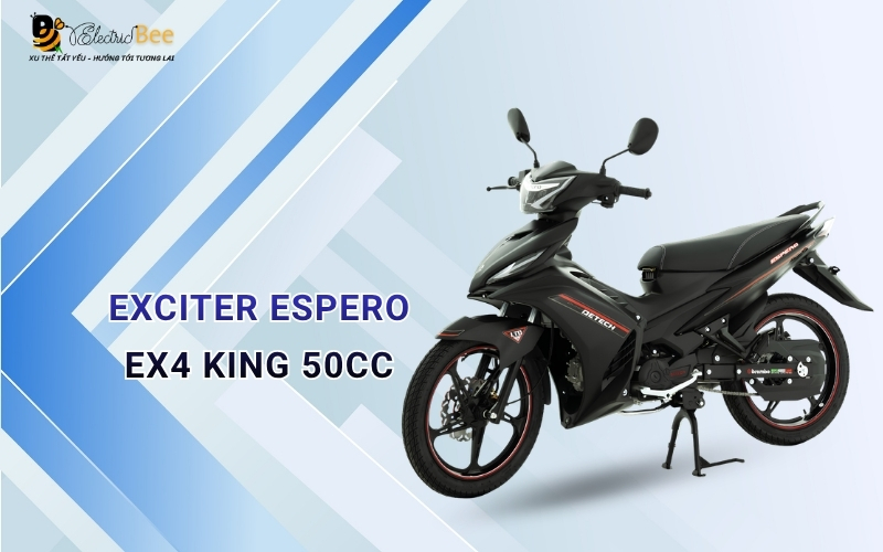 Xe 50cc Exciter Espero EX4 King diện mạo năng động phù hợp bạn nam