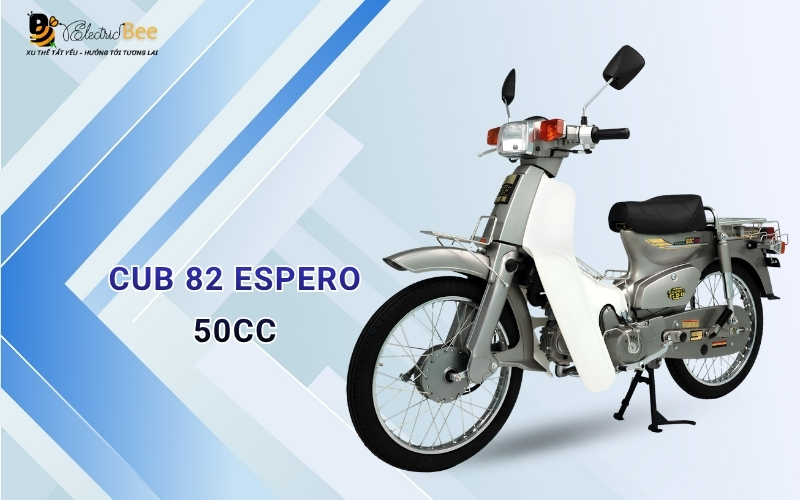 Xe Cub 82 Espero 50cc thiết kế gọn nhẹ