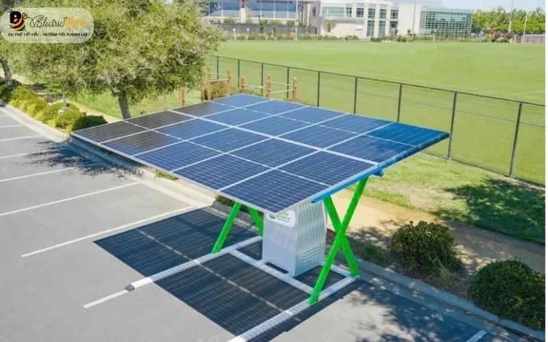 Xe điện trở nên xanh hơn khi sử dụng nguồn năng lượng sạch để sạc