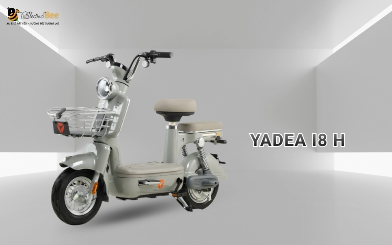 Xe điện thời trang YADEA I8 H sở hữu phom xe nhỏ, yên thấp