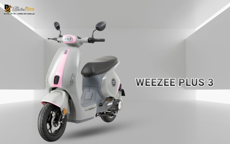 Xe điện thời trang Espero WEEZEE Plus 3 nữ tính với bàn đạp trợ lực