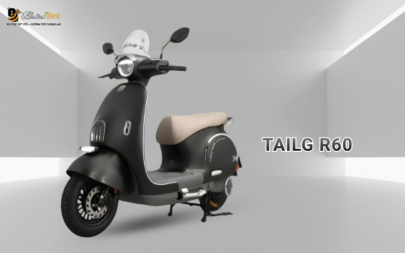 Xe điện TAILG R60 có ngoại hình nhỏ, dễ thương, bảng màu trung tính
