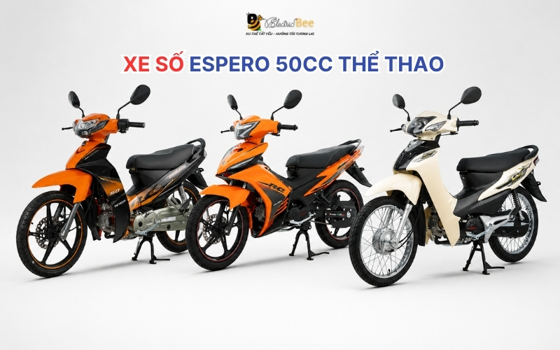 Phân khúc Xe số Espero 50cc thể thao