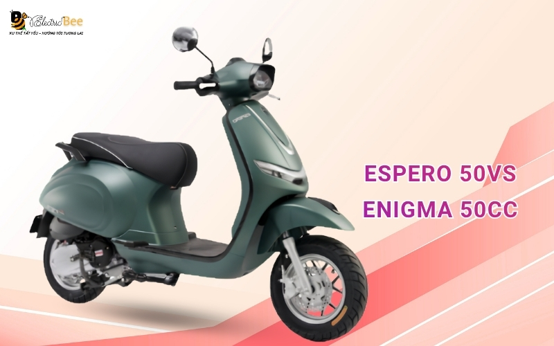 Xe máy Espero 50VS Enigma 50cc dung tích bình xăng lớn