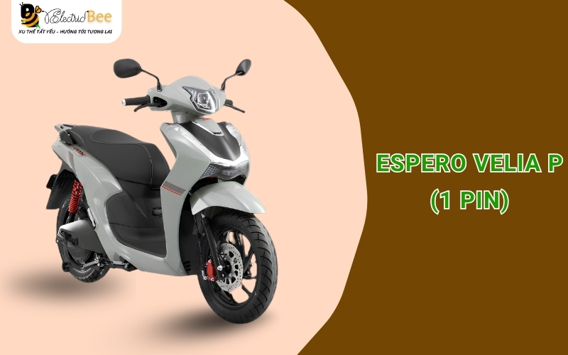 Xe máy điện Espero VELIA P (1 pin) di chuyển bền bỉ