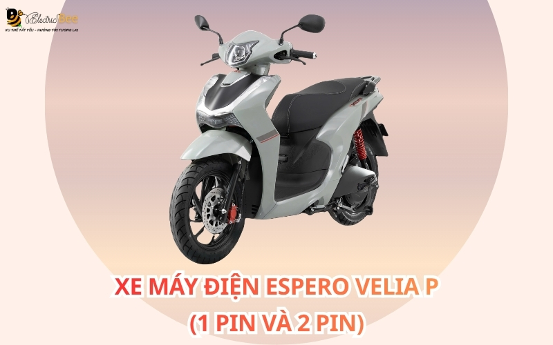 Xe máy điện Espero Velia P (1 pin và 2 pin)