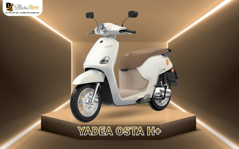 Xe máy điện YADEA OSTA H+ diện mạo retro cùng bảng màu trung tính