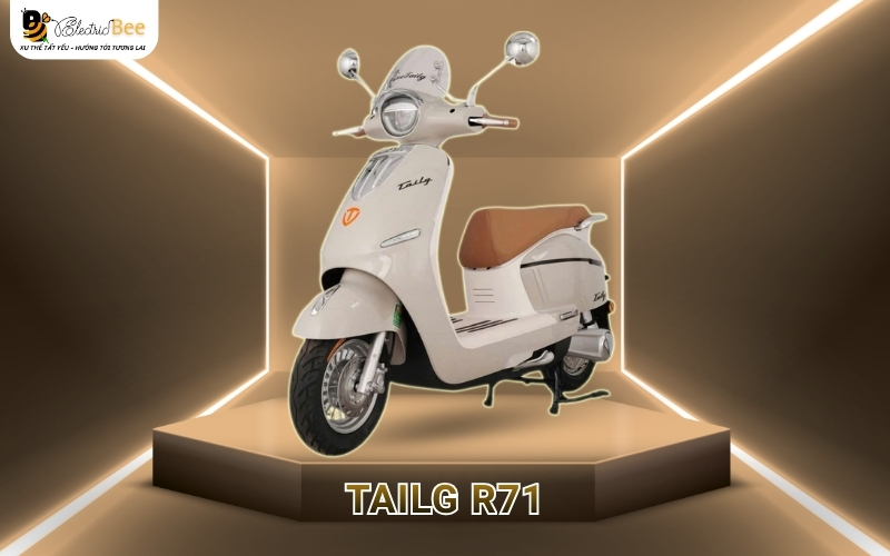Xe máy điện TAILG R71 có thiết kế yên êm ái, cốp rộng