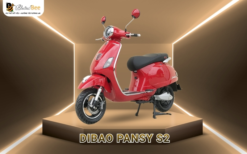 Xe máy điện DIBAO Pansy S2 có phom dáng bo tròn tinh tế