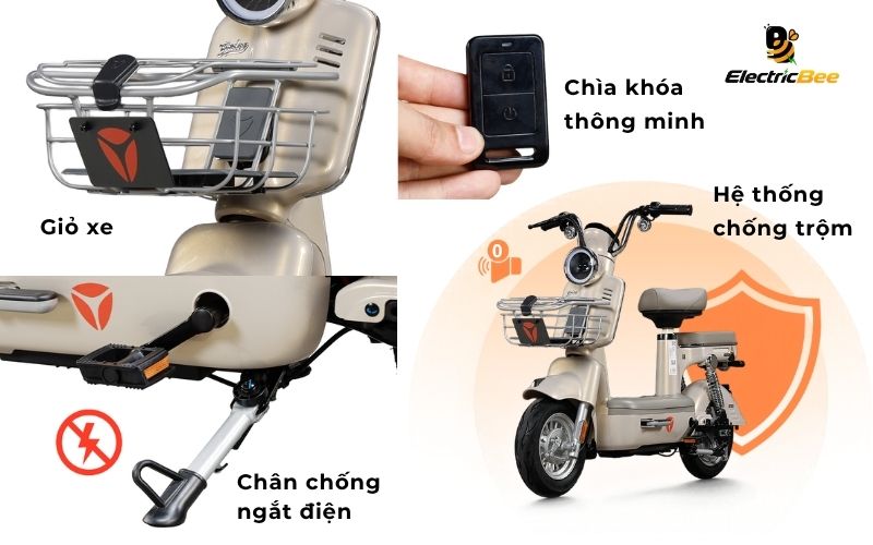 YADEA i8 H - Tiện ích thông minh, tiện lợi
