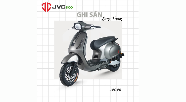 XE MÁY ĐIỆN JVC VESPA V6