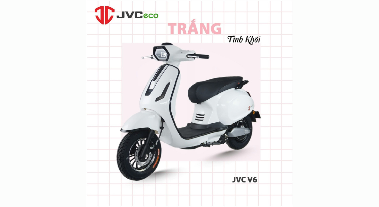 XE MÁY ĐIỆN JVC VESPA V6