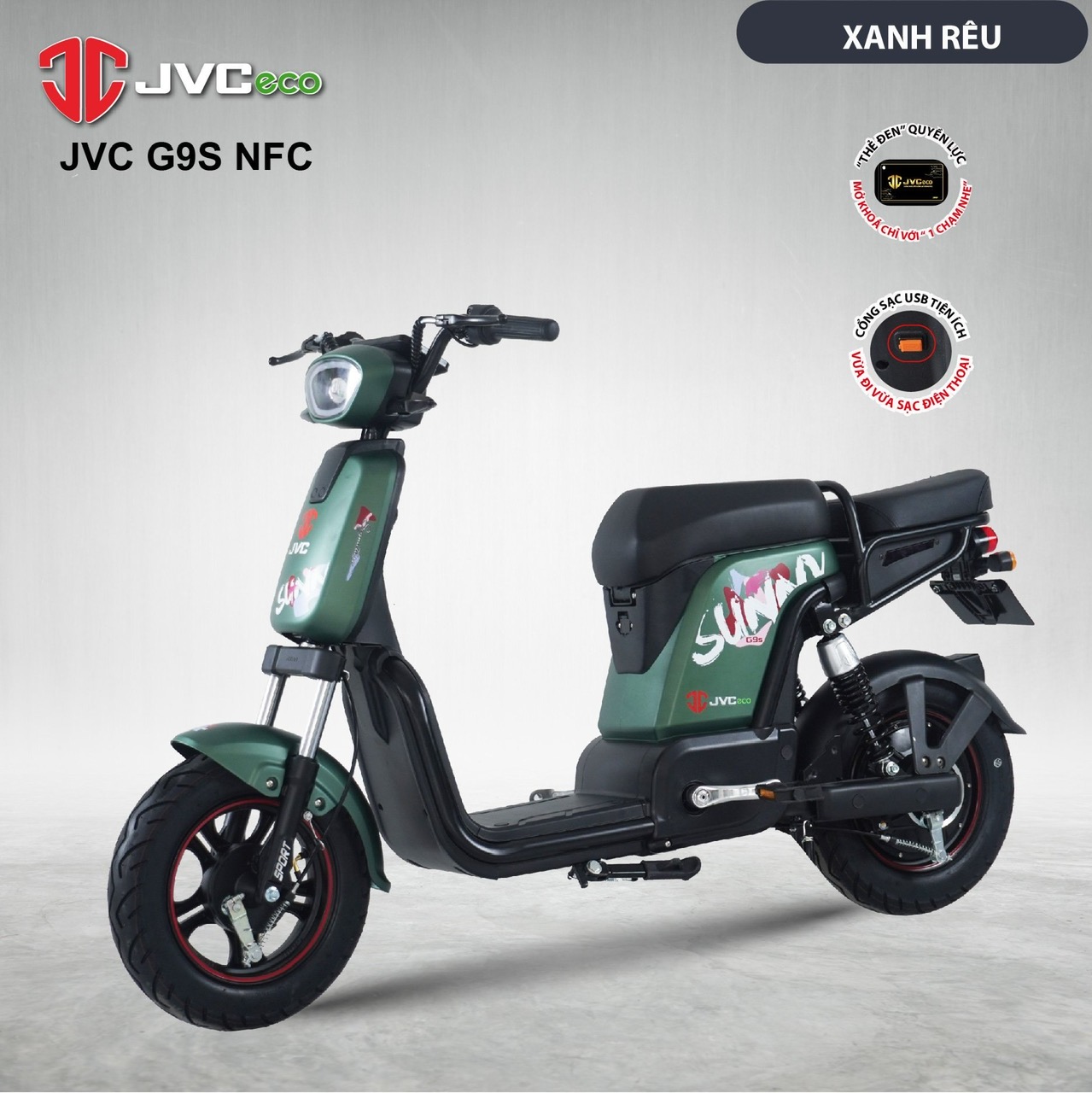 XE ĐẠP ĐIỆN JVC G9S NFC