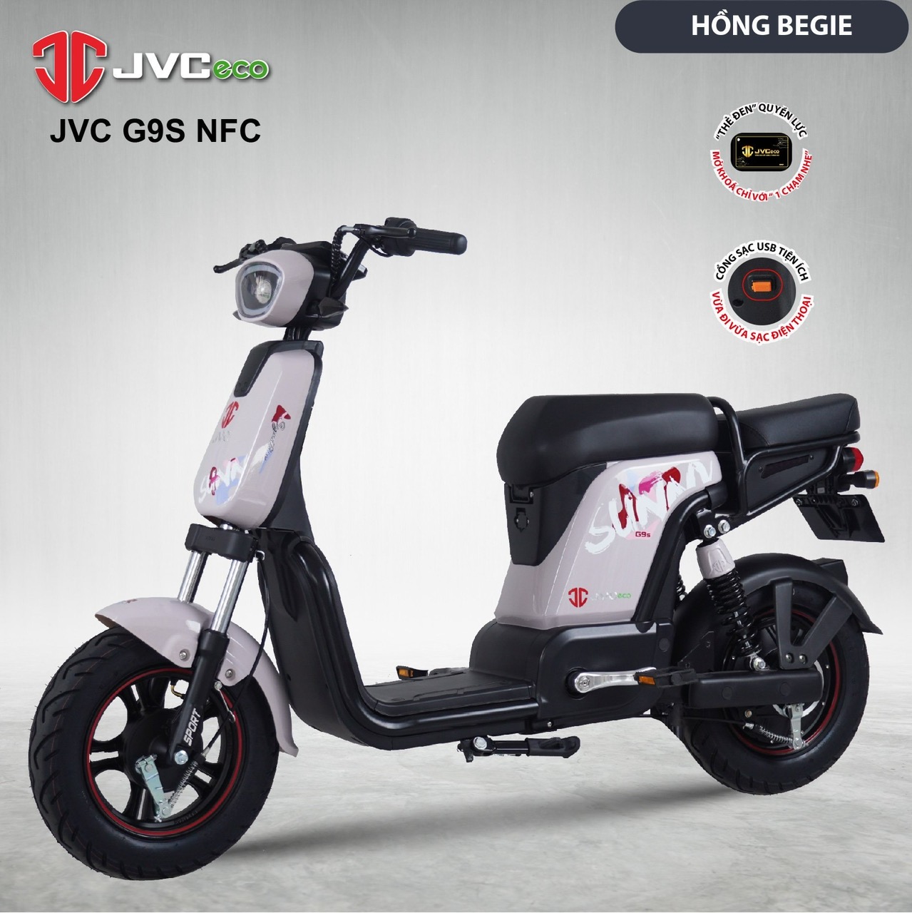 XE ĐẠP ĐIỆN JVC G9S NFC