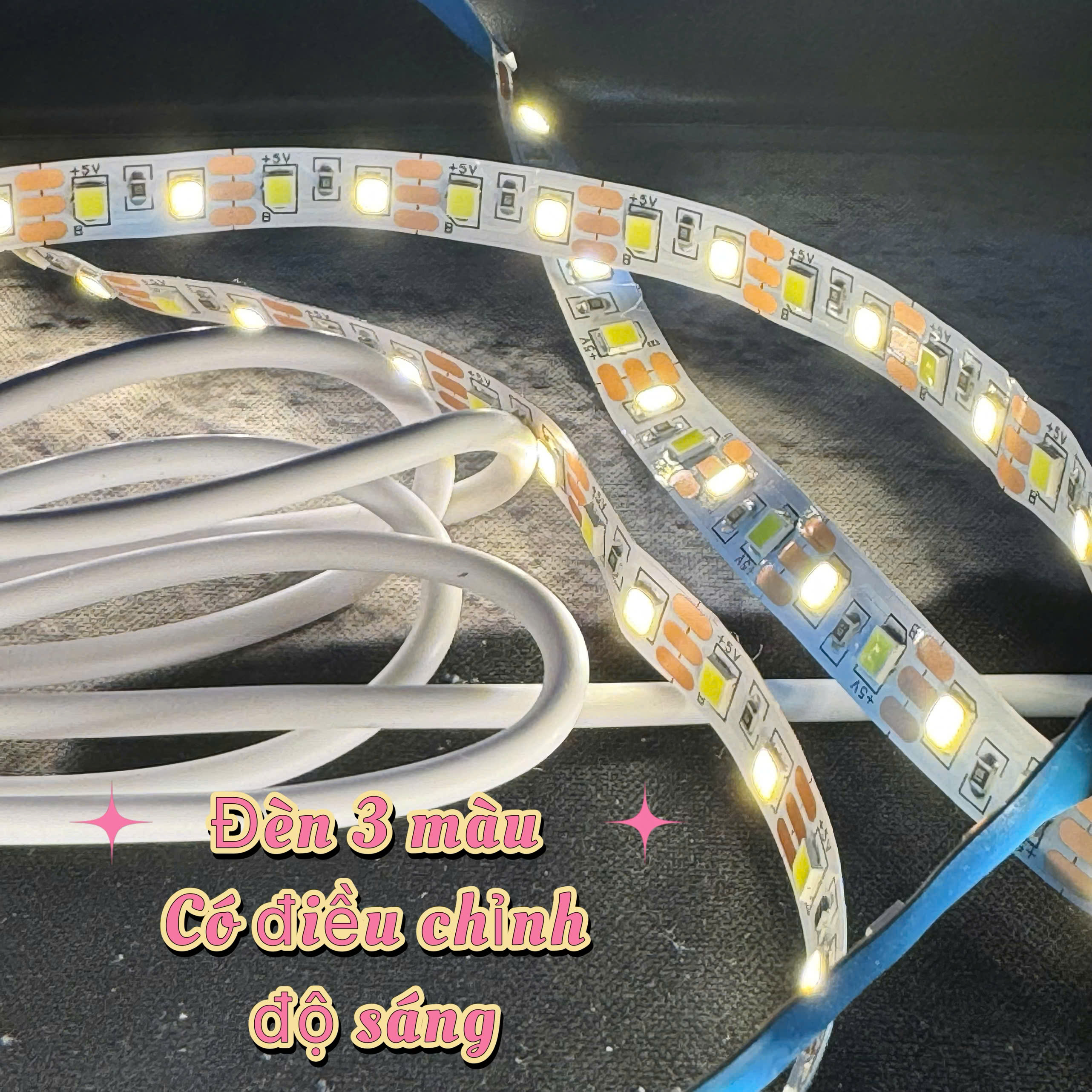 Dây đèn led 1m 5V 120 bóng