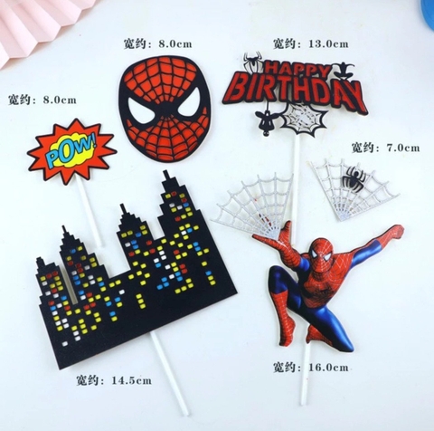 Set giấy: Người nhện 21 ( 2 lớp)