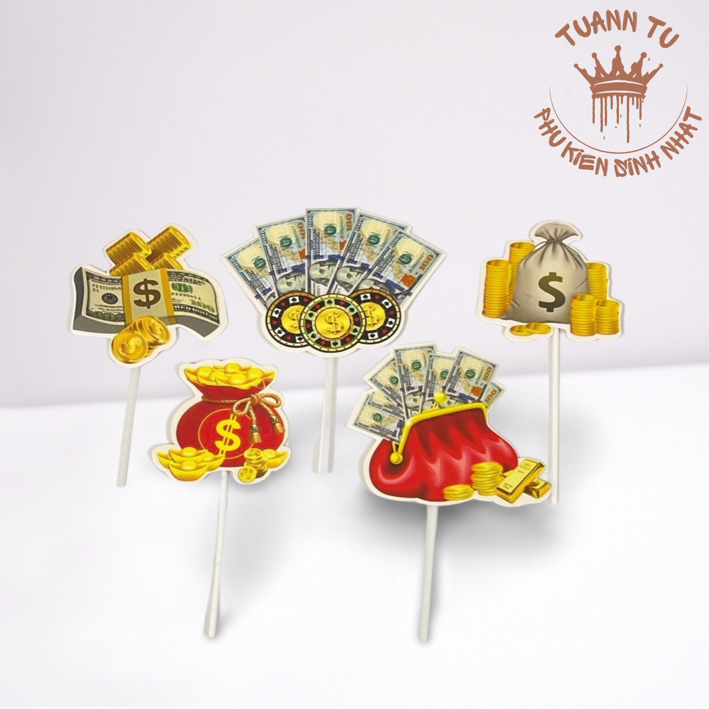 Set giấy: Tiền, đô la $2