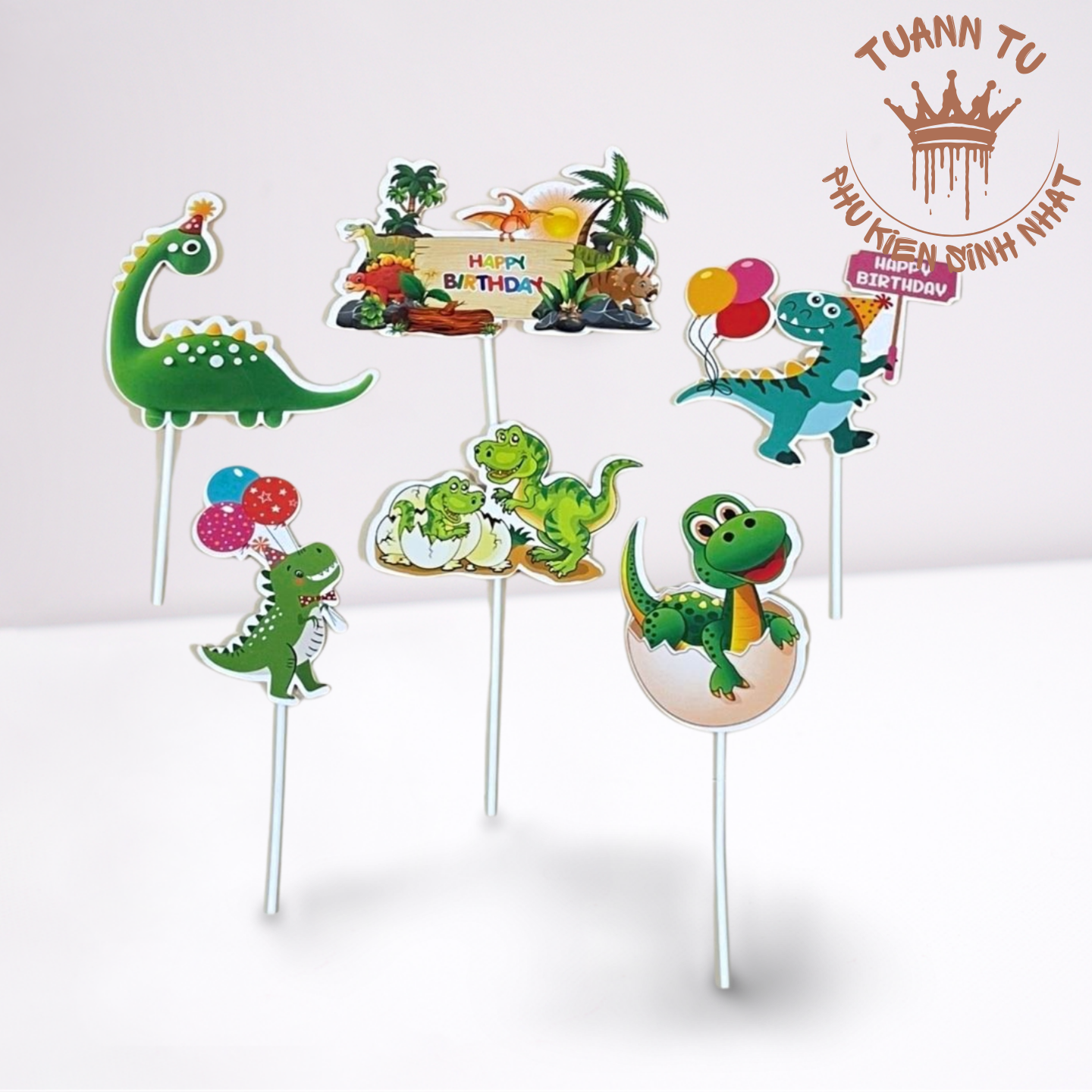 Set giấy: Khủng long 1