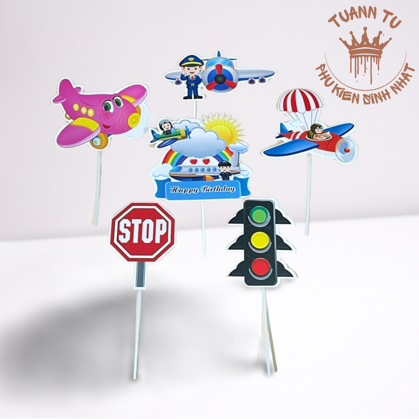 Set giấy: Máy bay trẻ em 1
