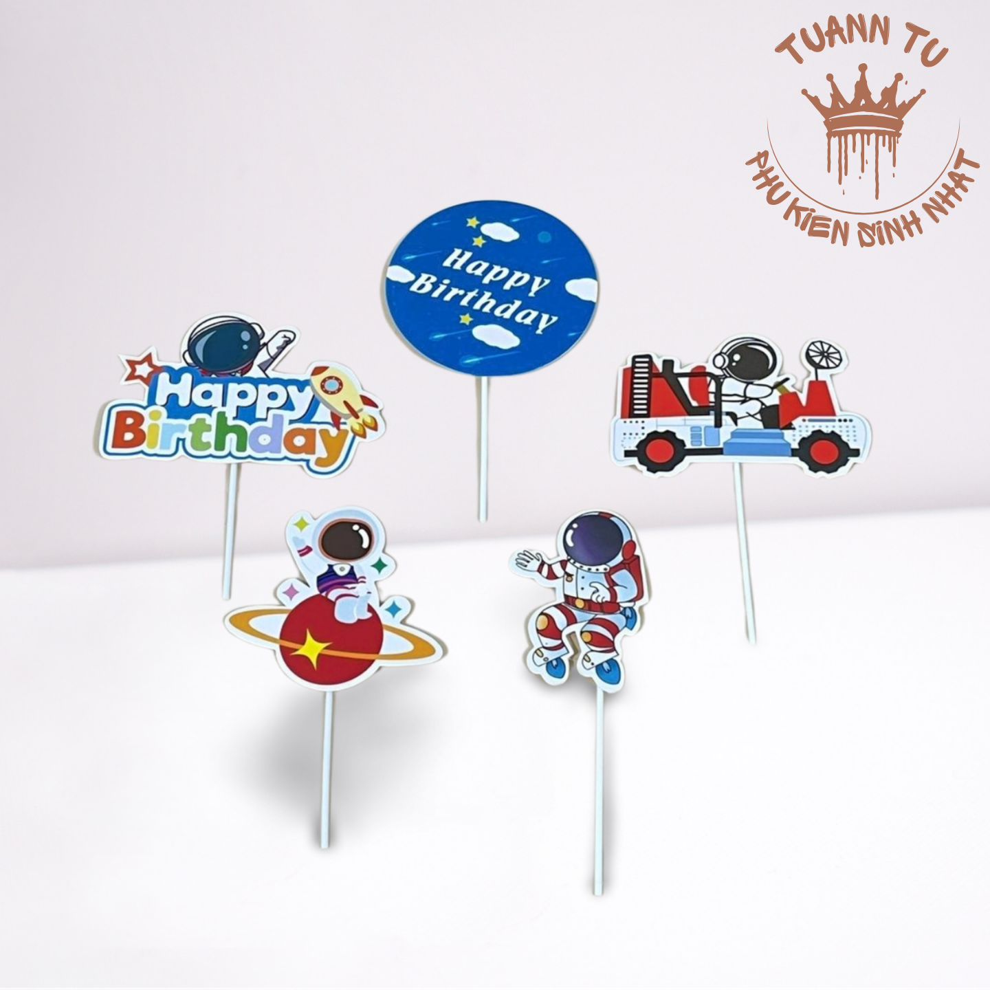 Set giấy: Phi hành gia 3