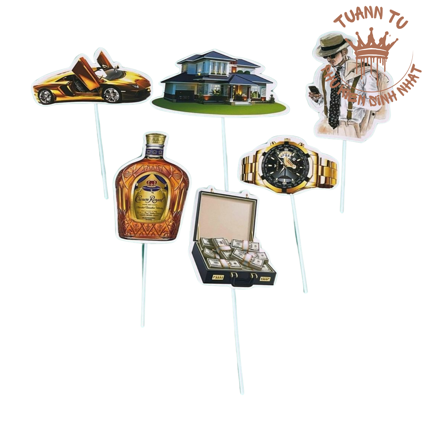 Set giấy: Đại gia 3
