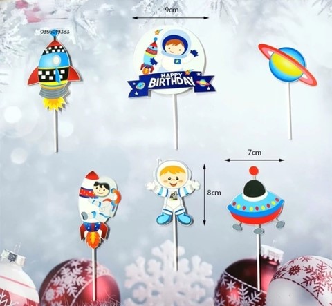 Set giấy: Phi hành gia 6