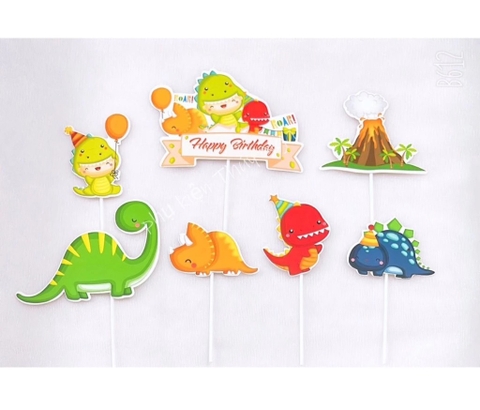 Set giấy: khủng long 7