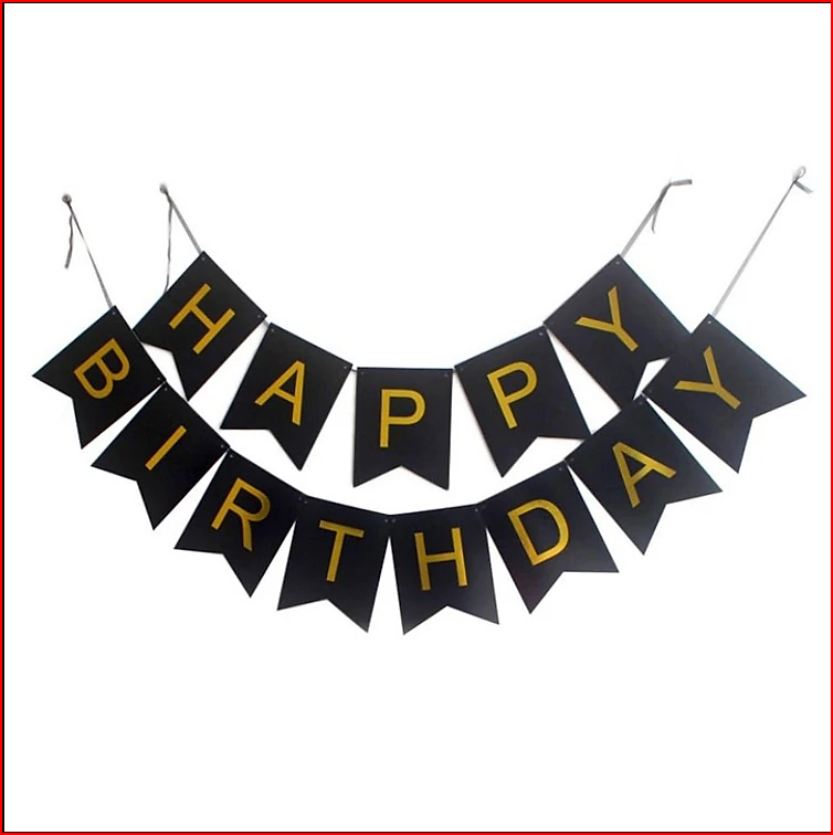 Chữ giấy Happy birthday