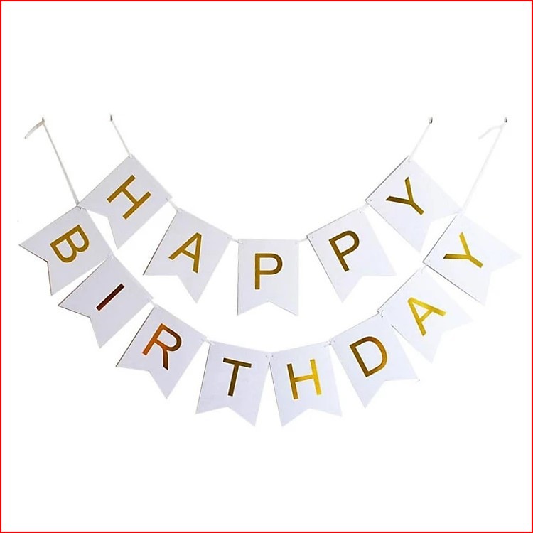 Chữ giấy Happy birthday
