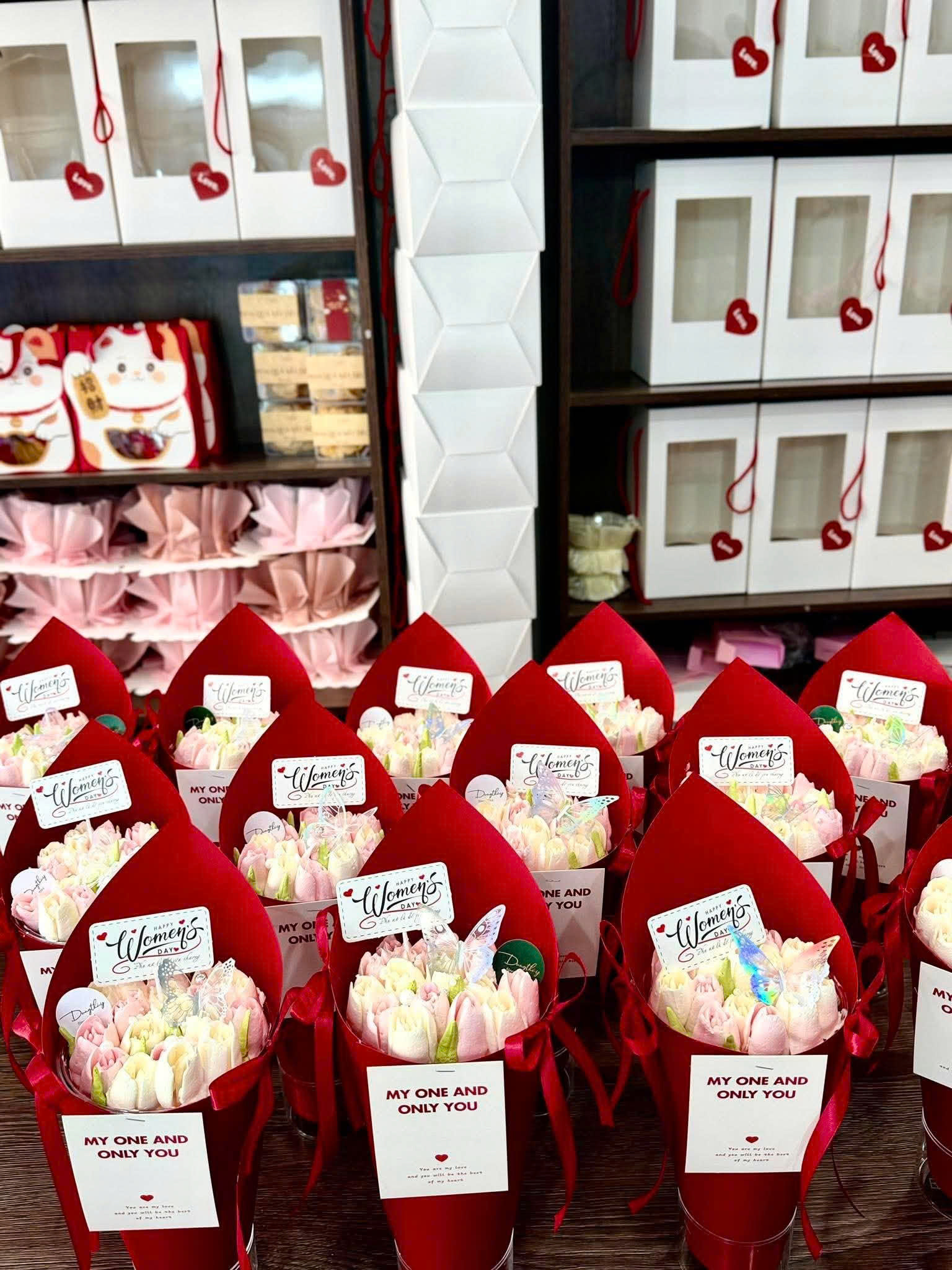 Set 5 Hộp Ốc Quế Đựng Bánh, Hoa