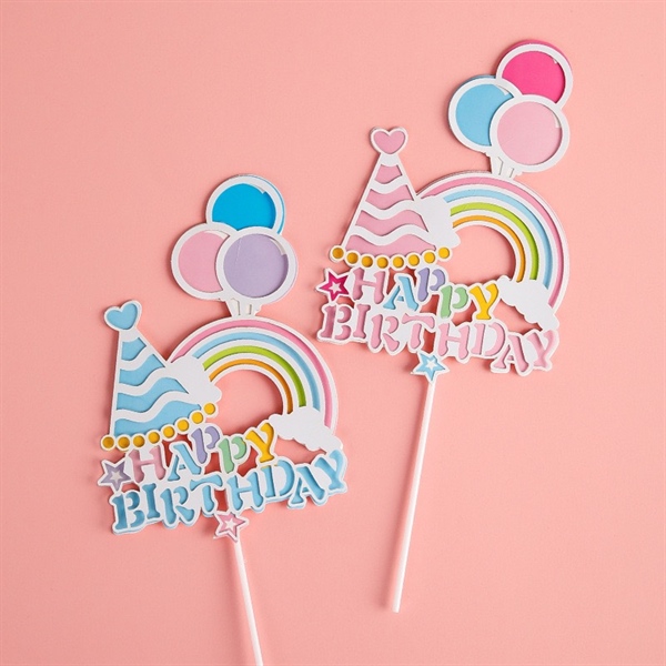 Set giấy: Cầu vòng 2 lớp (loại đẹp)