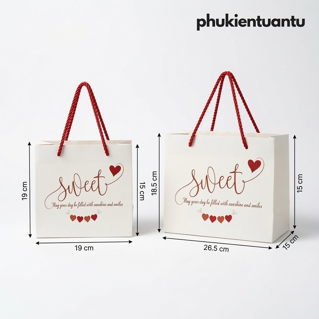 Set 5 Túi Đựng Hộp 4 Ngăn