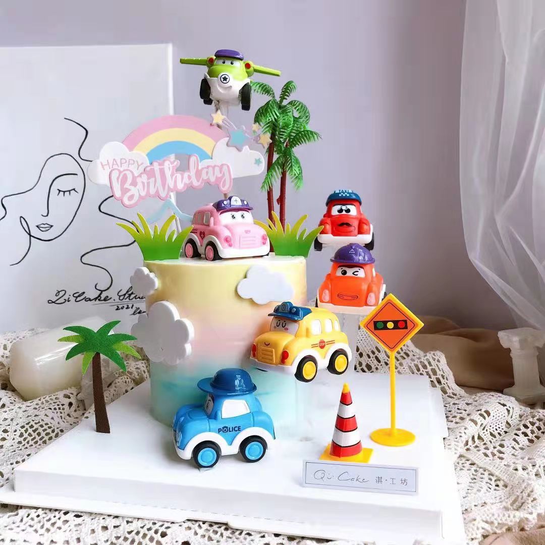 Bộ 6 ô tô hoạt hình