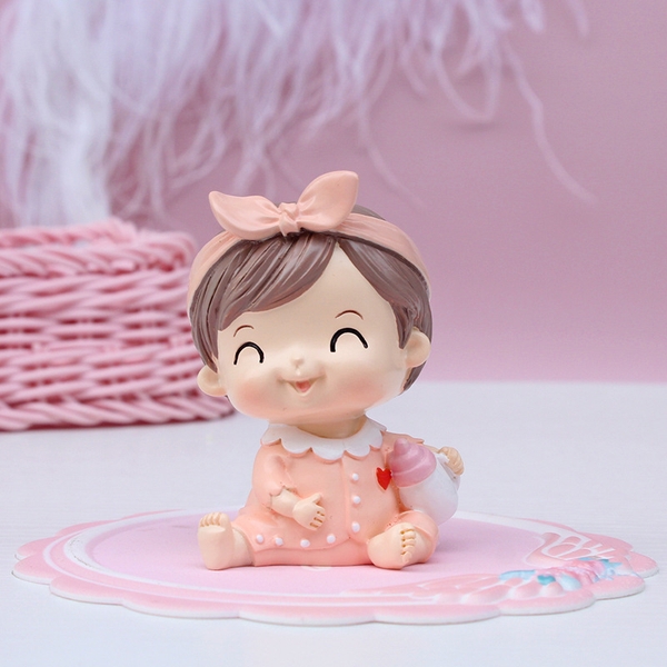 Mô Hình Em Bé Chibi Mini Trang Trí Bánh Kem