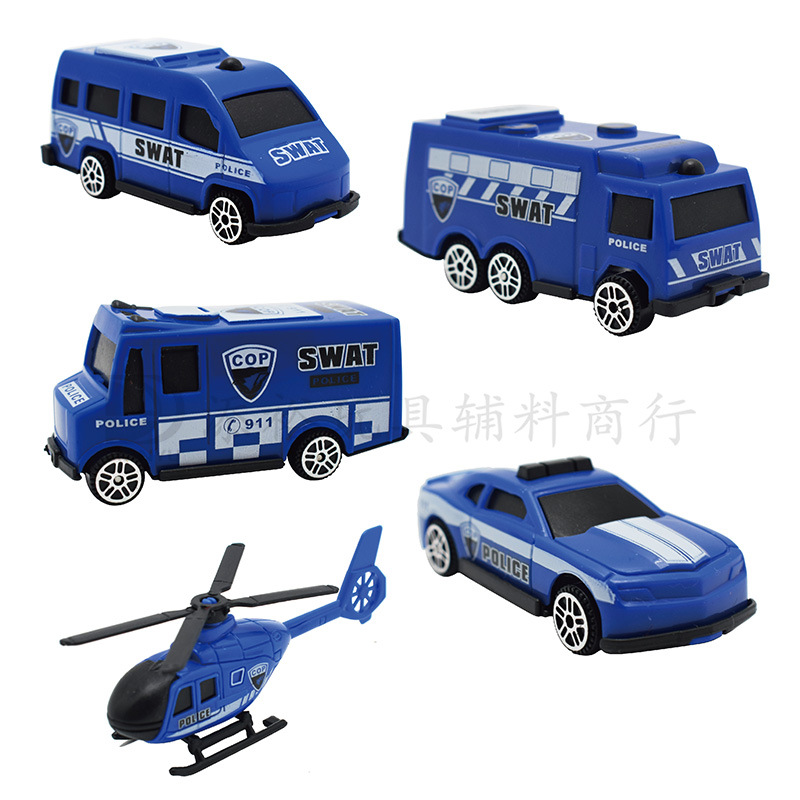 Bộ 4 xe cứu hỏa, máy bay