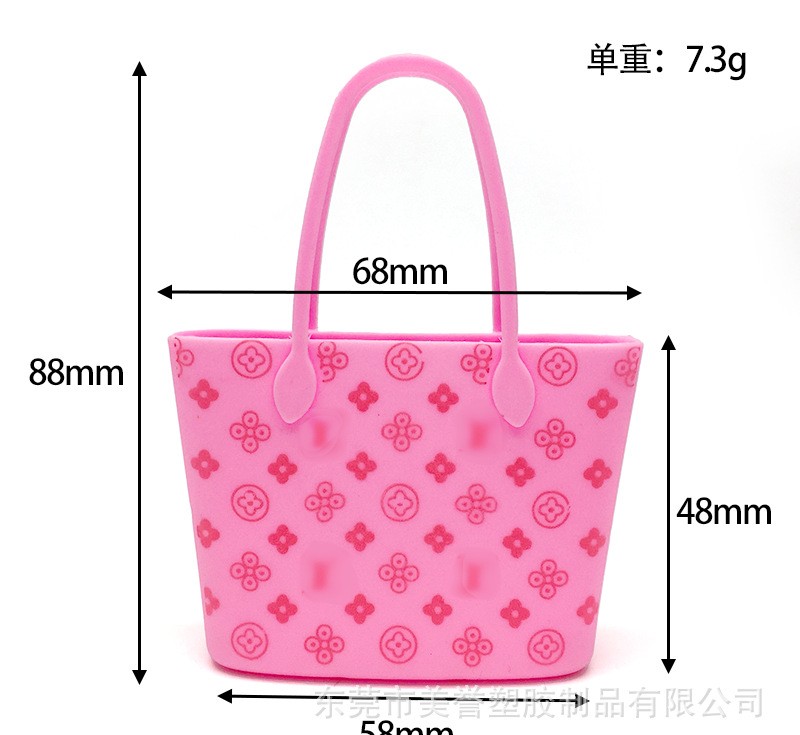 Mô Hình Túi Xách Chanel, HM, LV Mini Trang Trí Bánh Kem