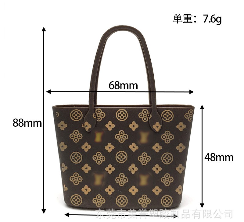 Mô Hình Túi Xách Chanel, HM, LV Mini Trang Trí Bánh Kem