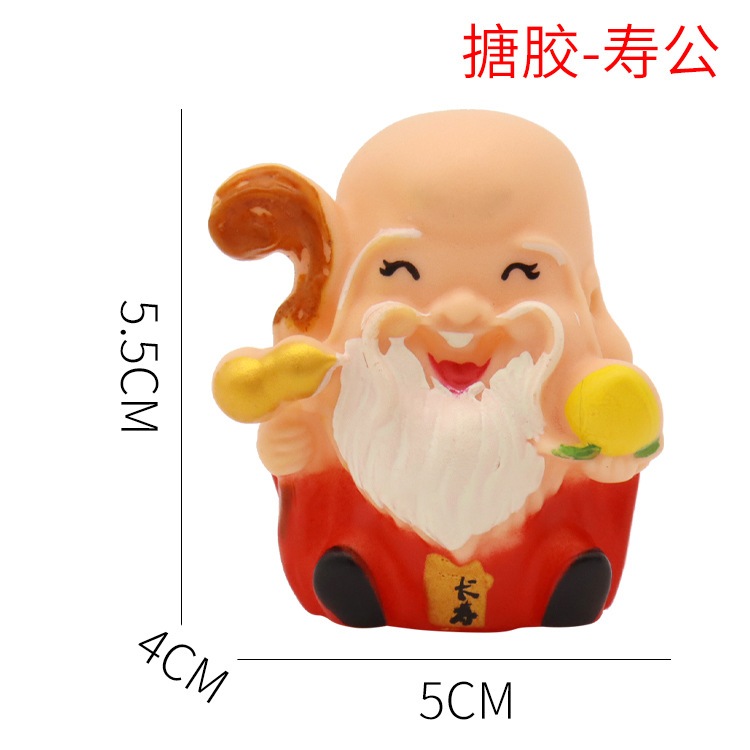Mô Hình Thần Tài – Tài Lộc Mini Trang Trí Bánh Kem