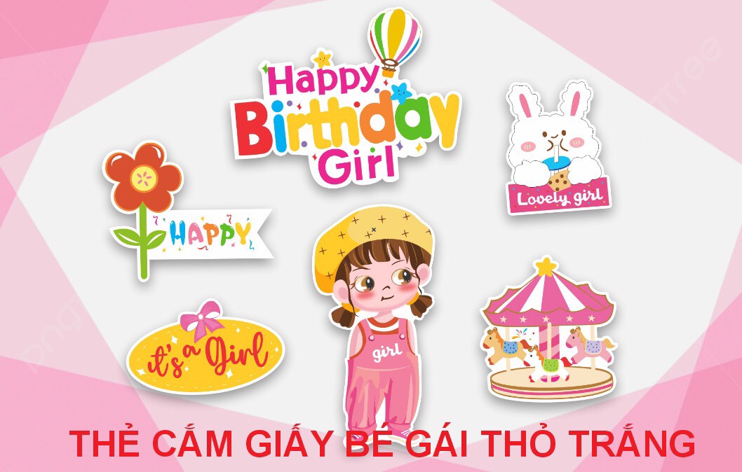 Set giấy: Bé trai gái