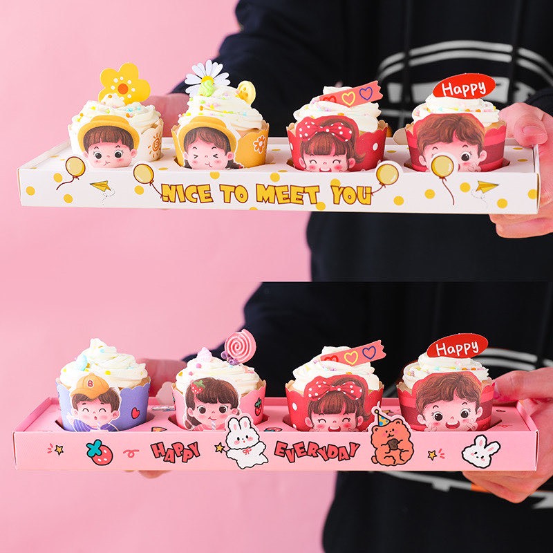 Cốc Cupcake mẫu mới/ 50c