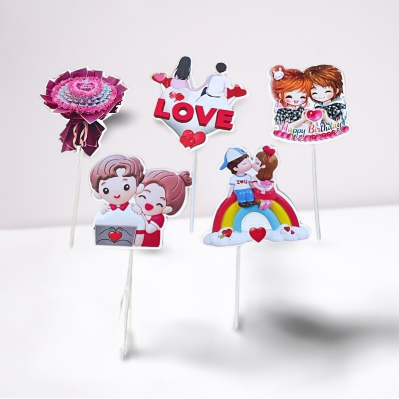 Set giấy: Bé gái Love