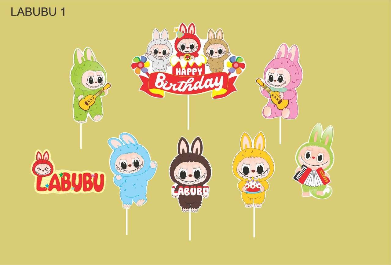 Set giấy LABUBU: 1