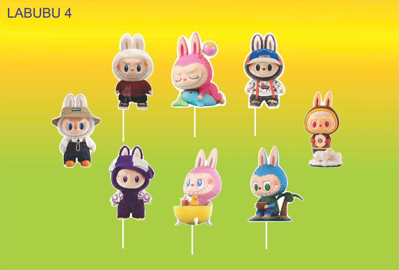 Set giấy LABUBU: 4
