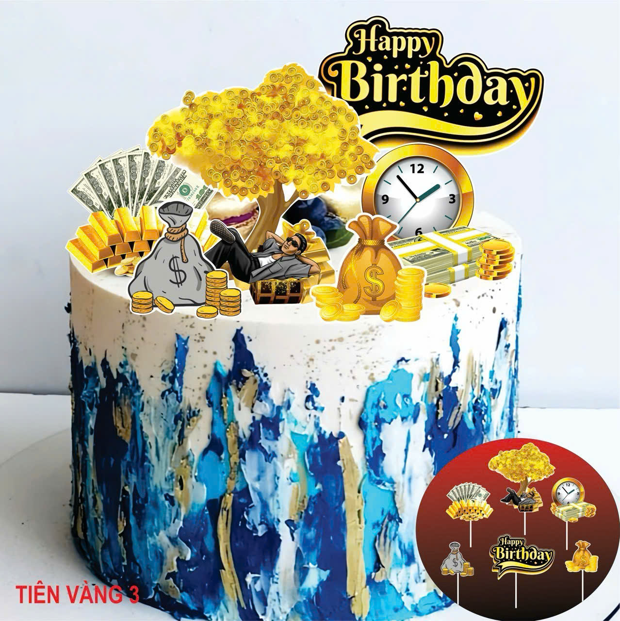 Set giấy chủ đề Nam Trung Niên