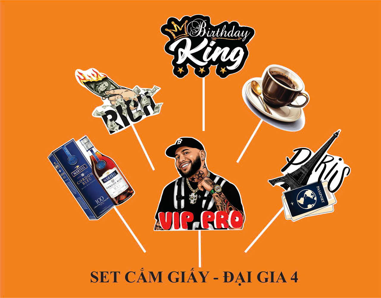 Set giấy chủ đề Nam Trung Niên