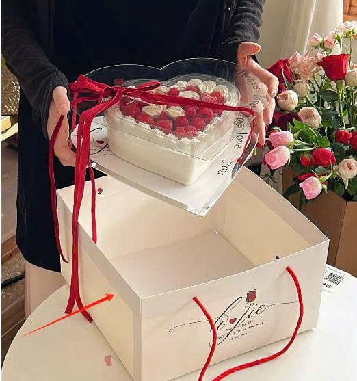 Túi đựng hộp tim- Trắng
