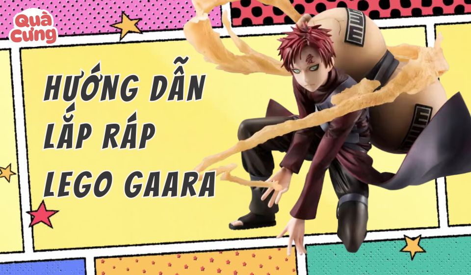 [KÈM ẢNH] Giấy hướng dẫn lắp lego nhân vật Gaara - Quà Cưng