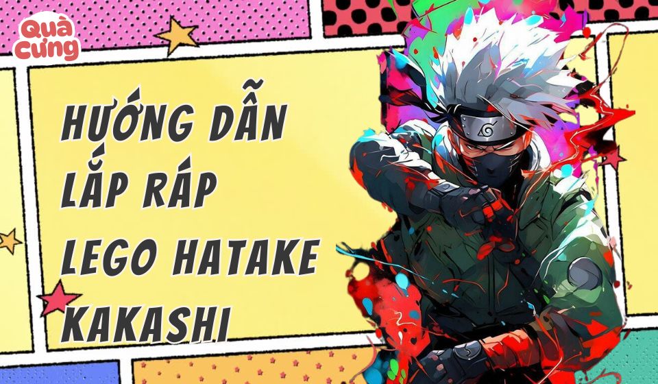 [KÈM ẢNH] Giấy hướng dẫn lắp lego nhân vật Hatake Kakashi - Quà Cưng